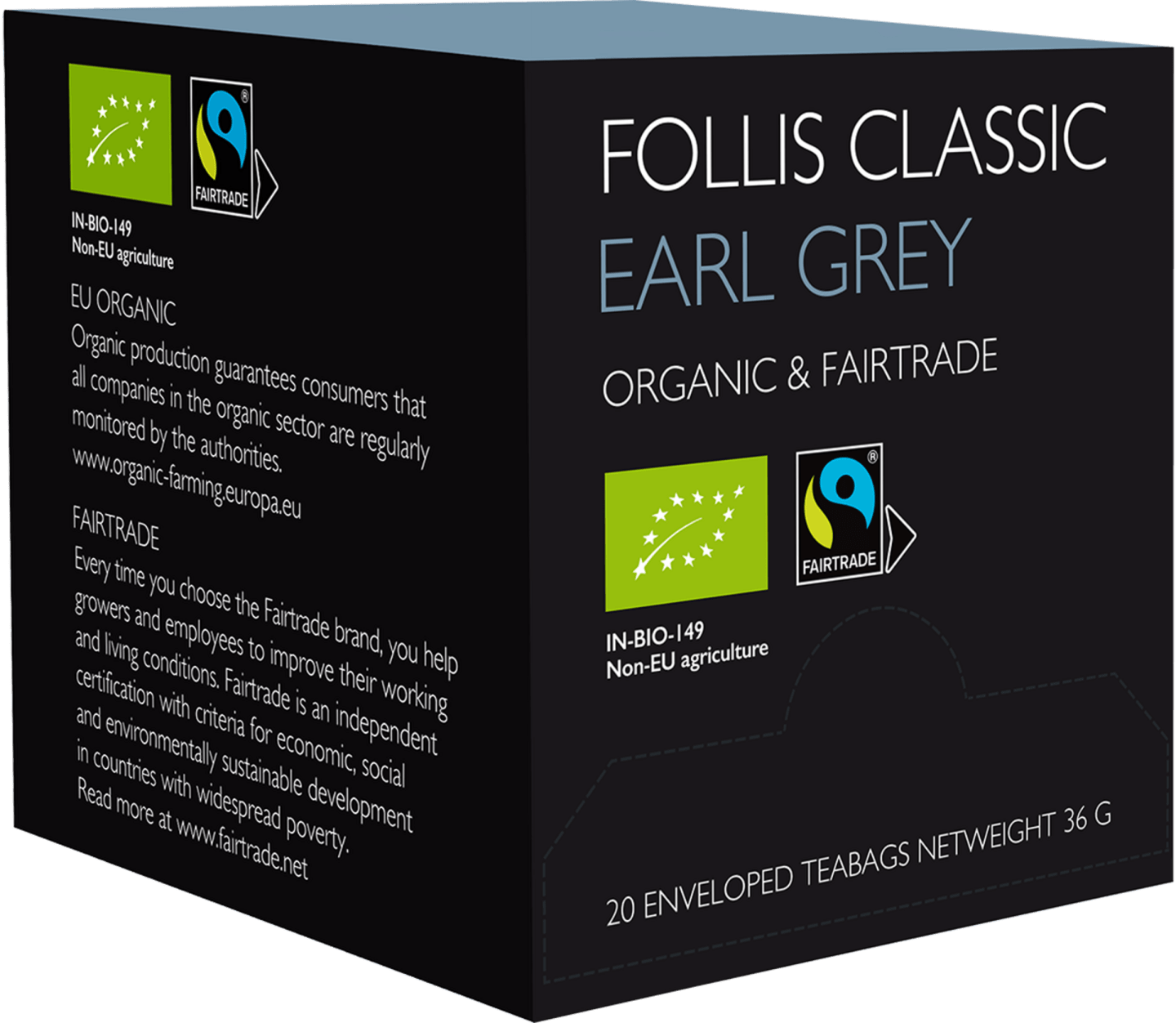 Follis Classic Svart te Earl grey 20p