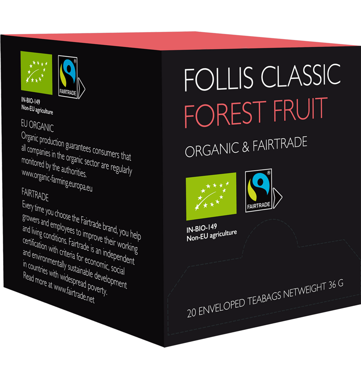 Follis Classic Svart te Forest Fruit 20p