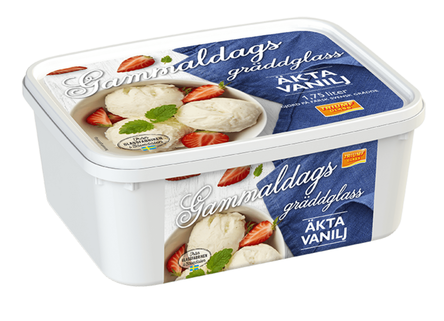 Gammaldags Gräddglass Vanilj 1,75L