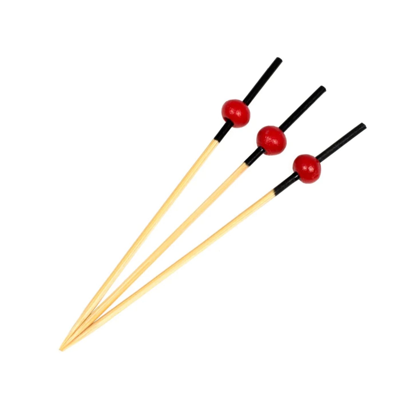 Bamboo Pick Red Ball 90 mm