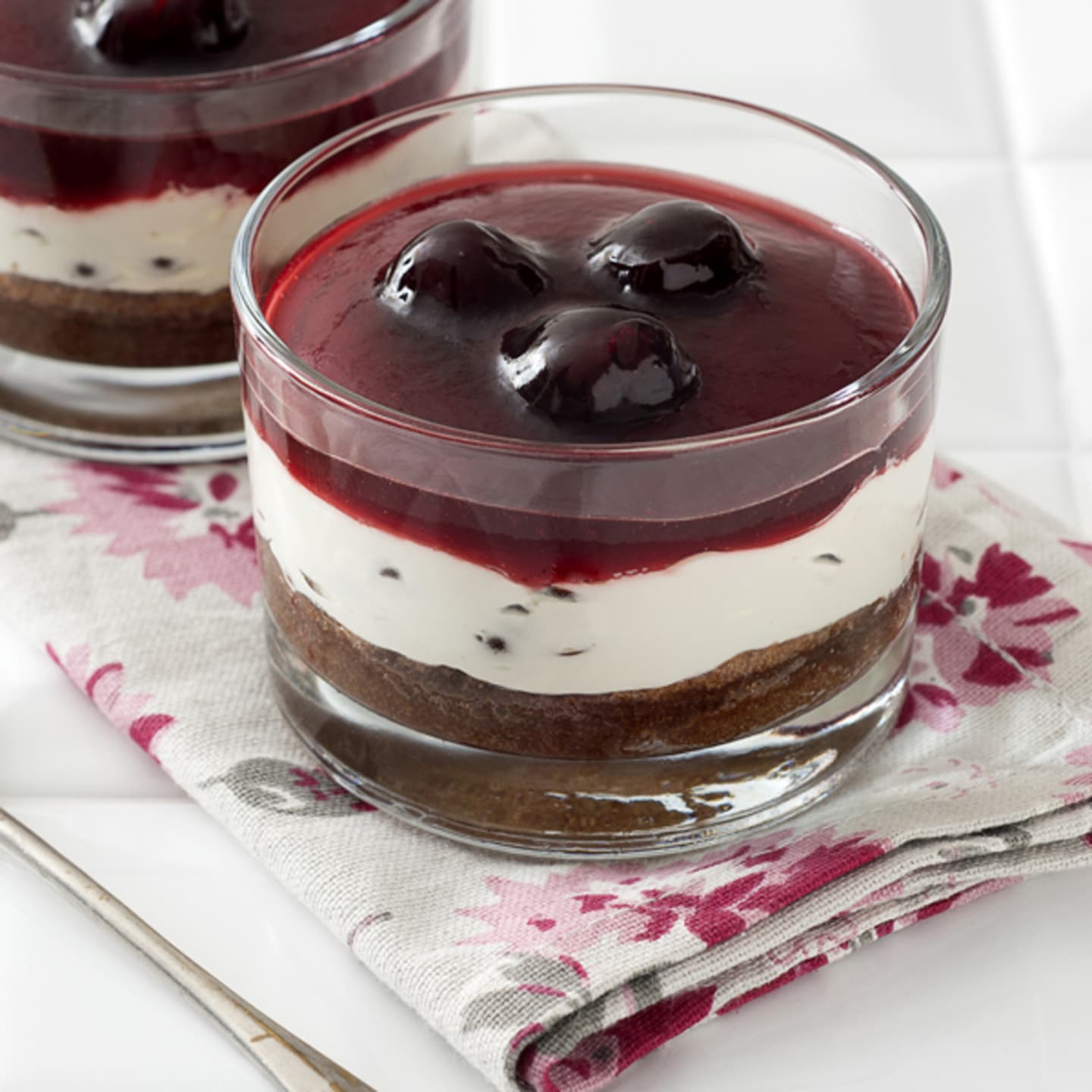Vaniljdessert m körsbär 110 g
