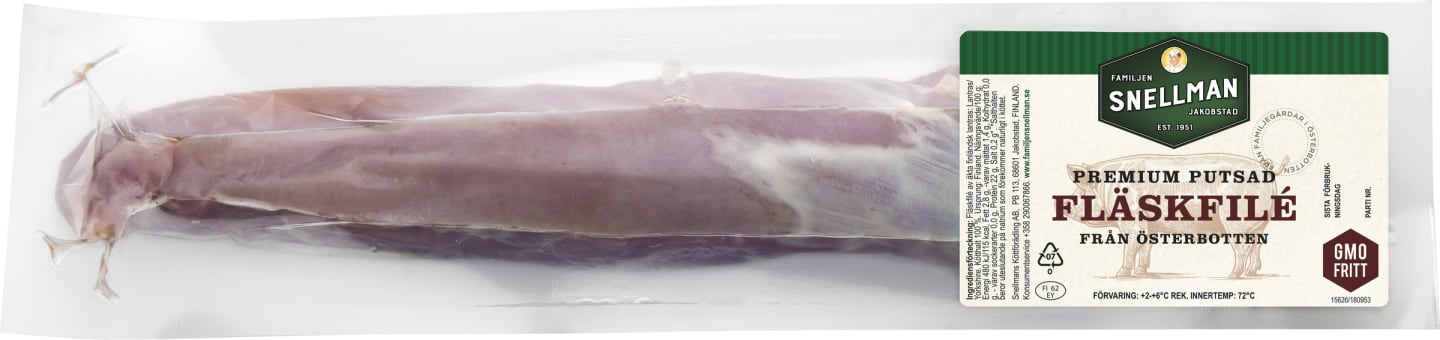 Fläskfilé hel putsad 690g
