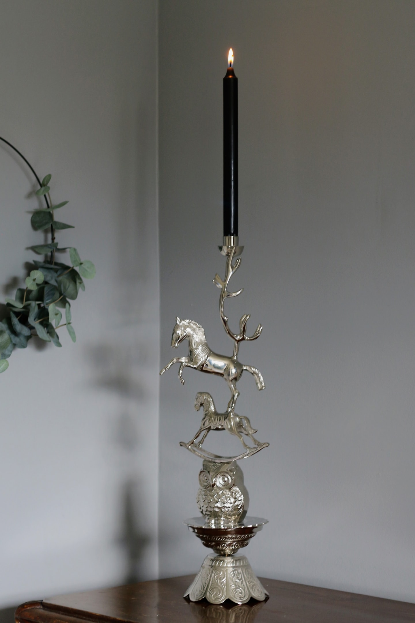 Kronljus svart 28cm 40st - Bild 1 av 2