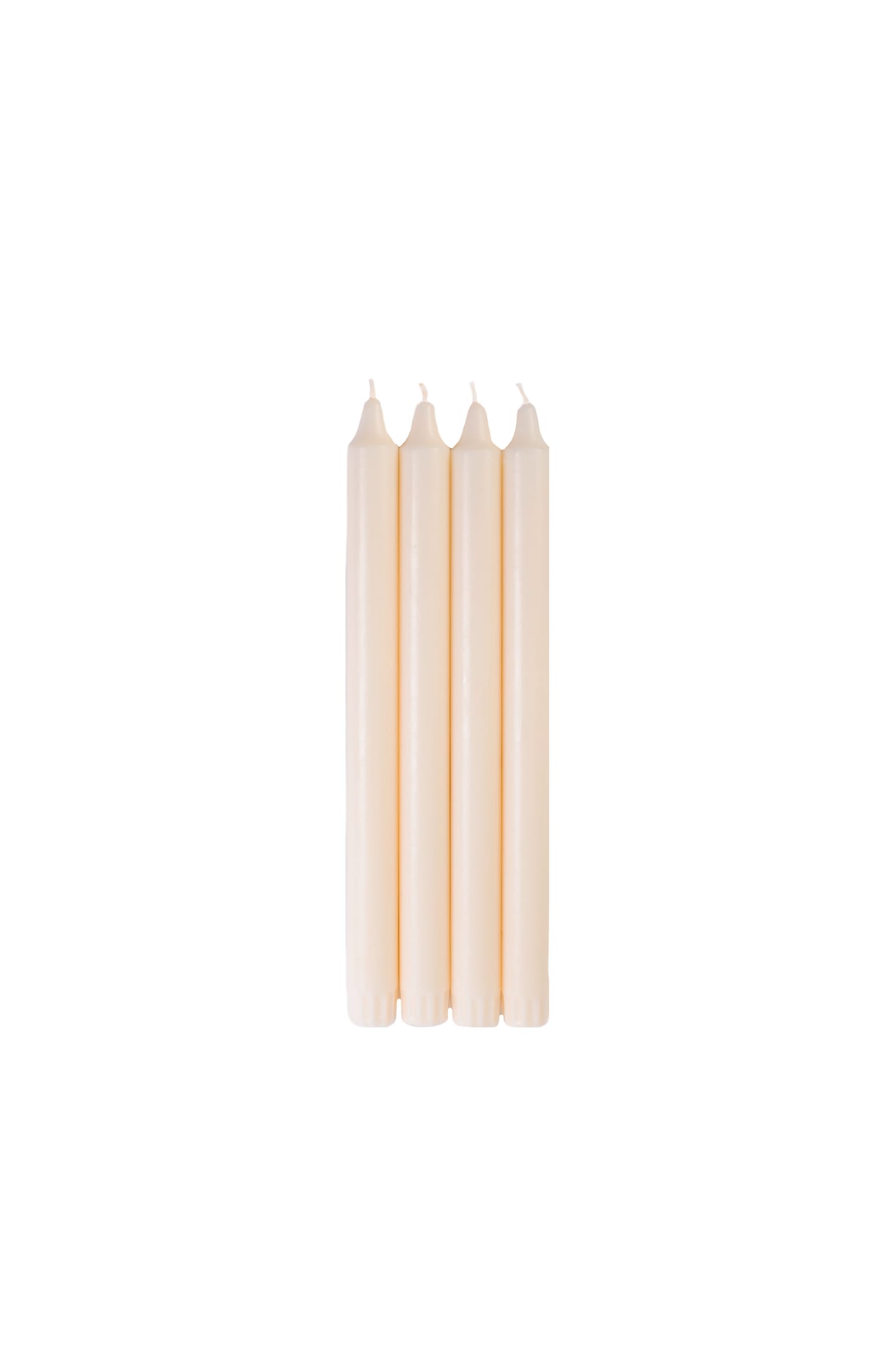 Kronljus champagne stearin 28cm 40-p