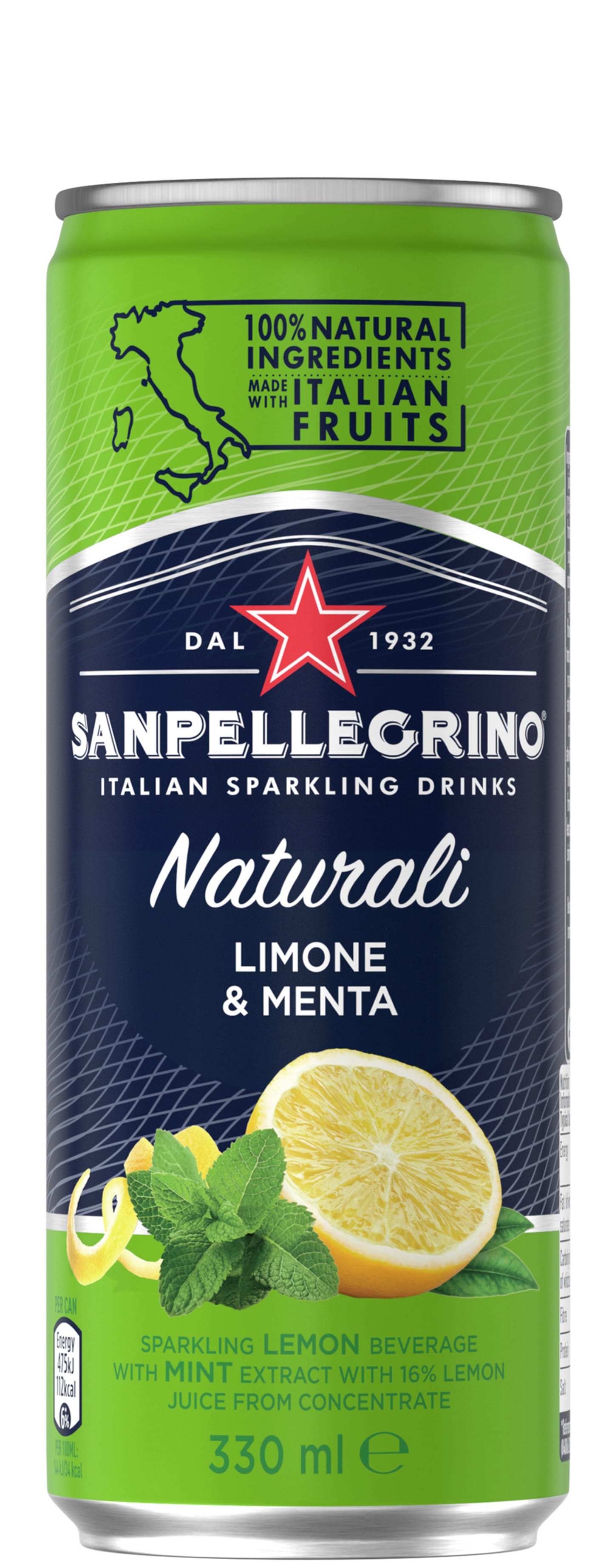 San Pellegrino Limone Menta 33cl