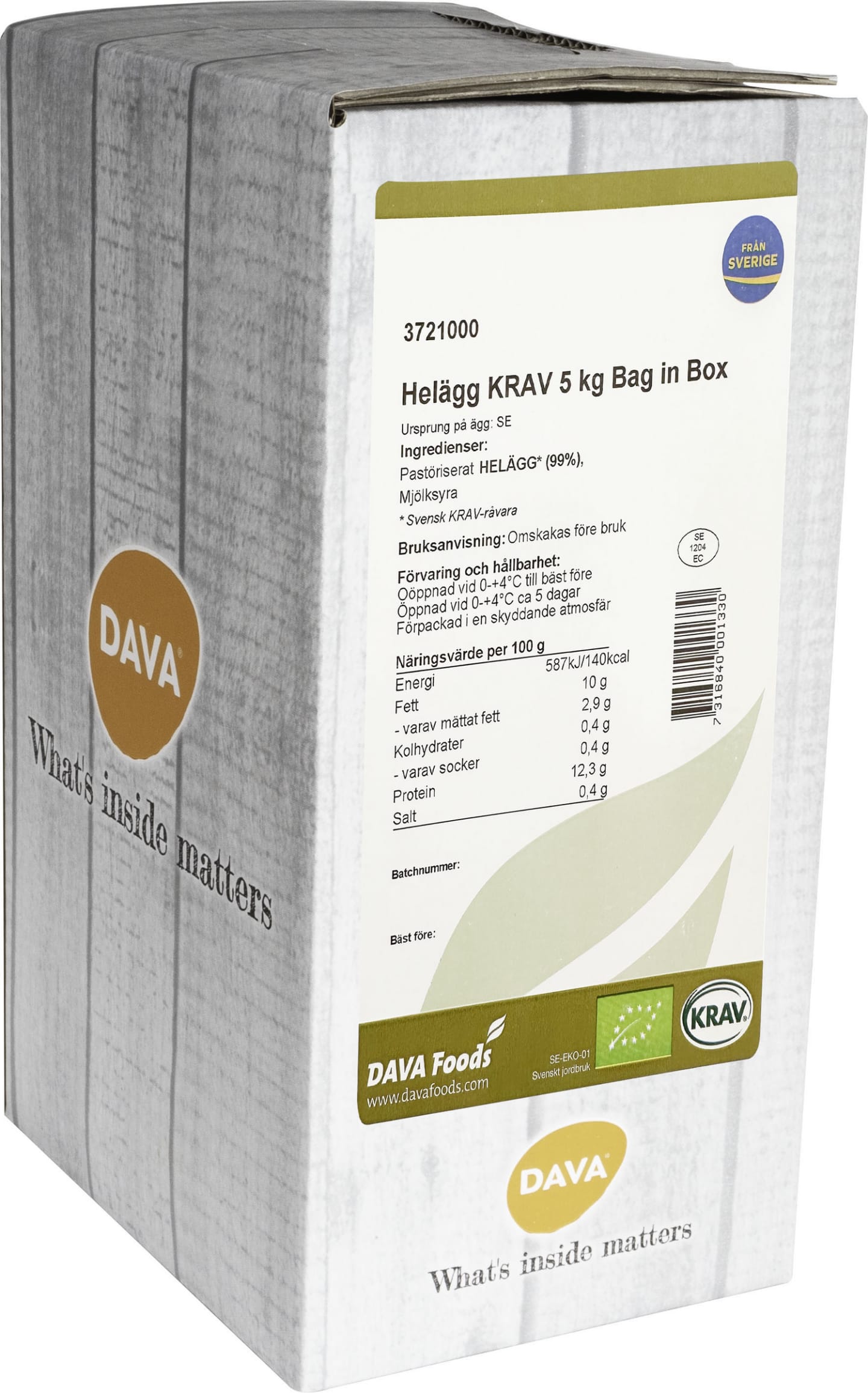 Helägg lyx flytande BIB 5kg