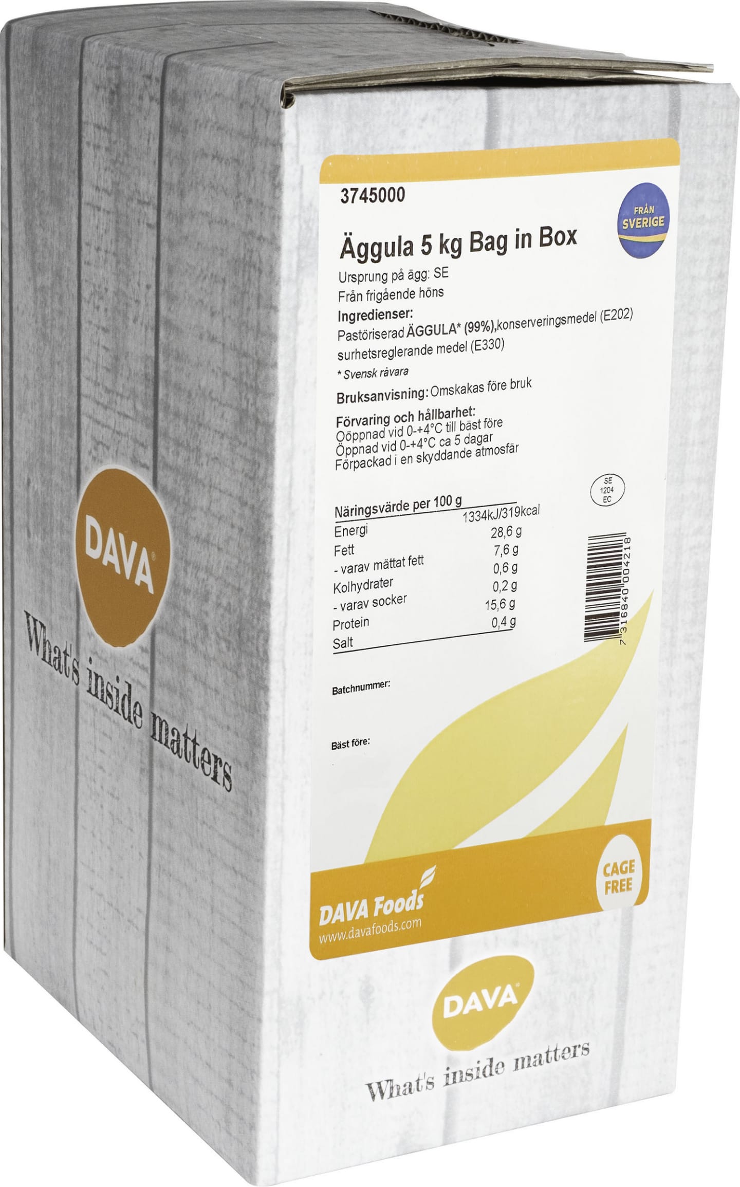 Äggula lyx BIB 5kg