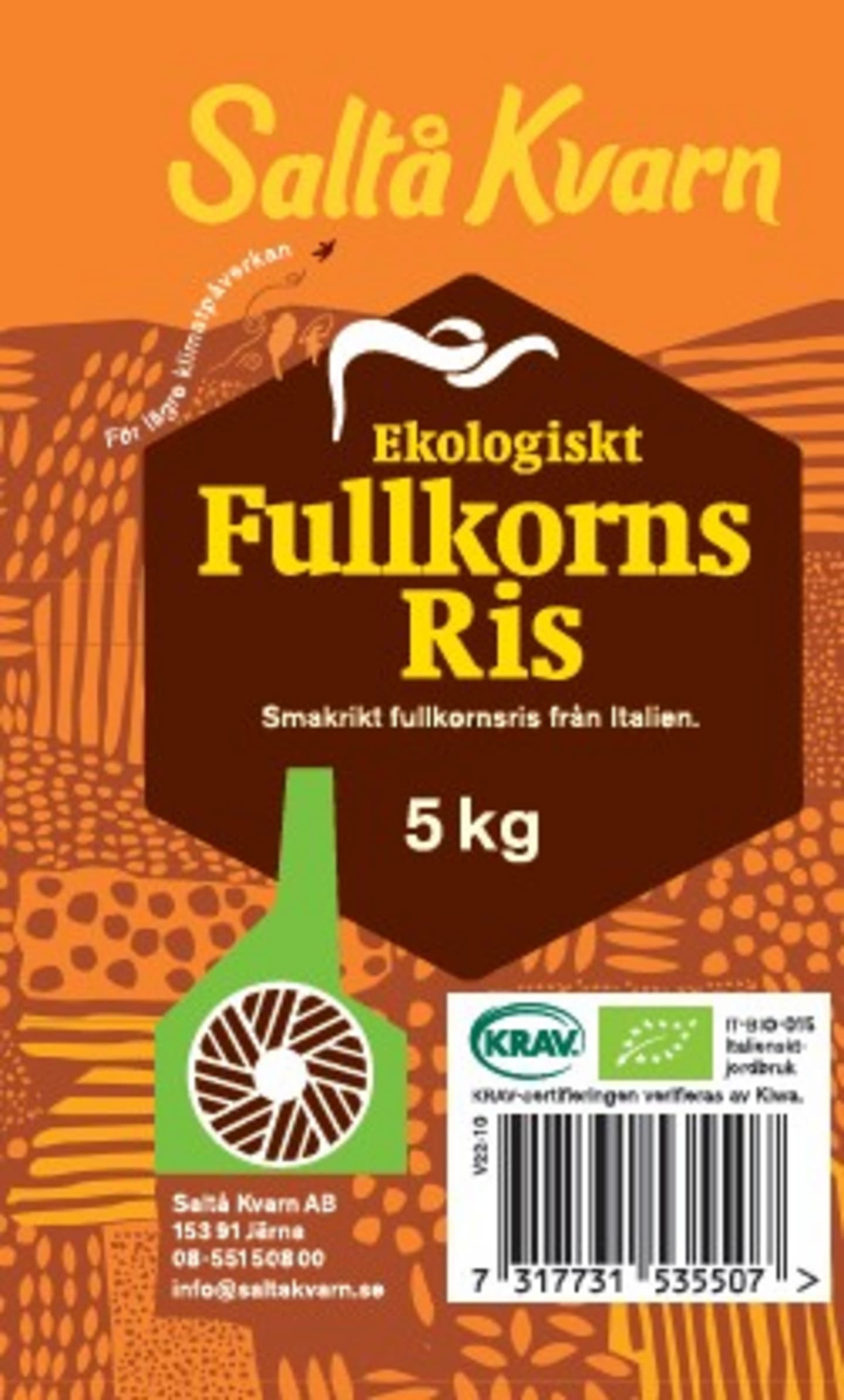 Fullkornsris Råris KRAV 5kg