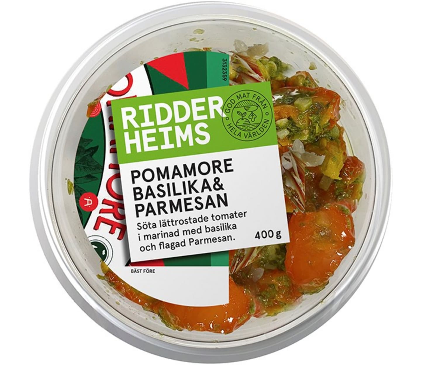 Pomamore Basilika & Parmesan 400g