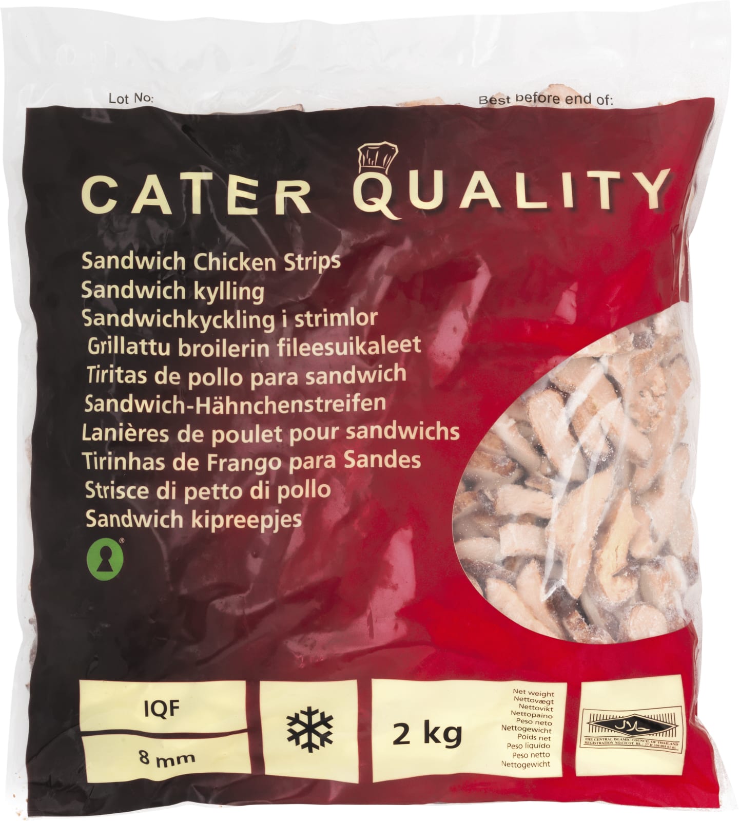 Kycklingbröstfile str 8-10 mm 2kg