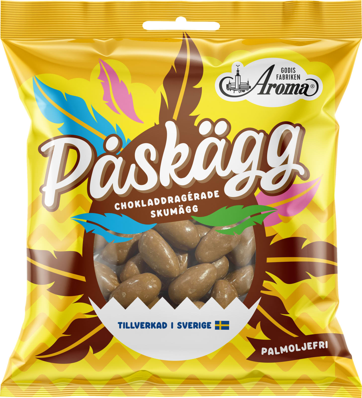 Påskägg chokladdragerade 90g
