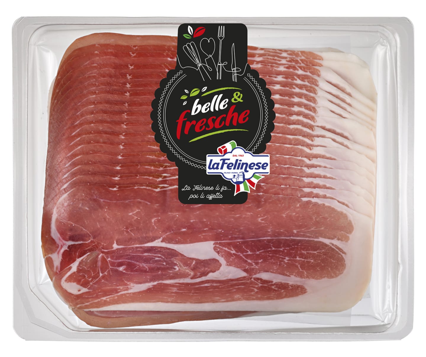 Prosciutto Crudo skivad 500g - Bild 1 av 2