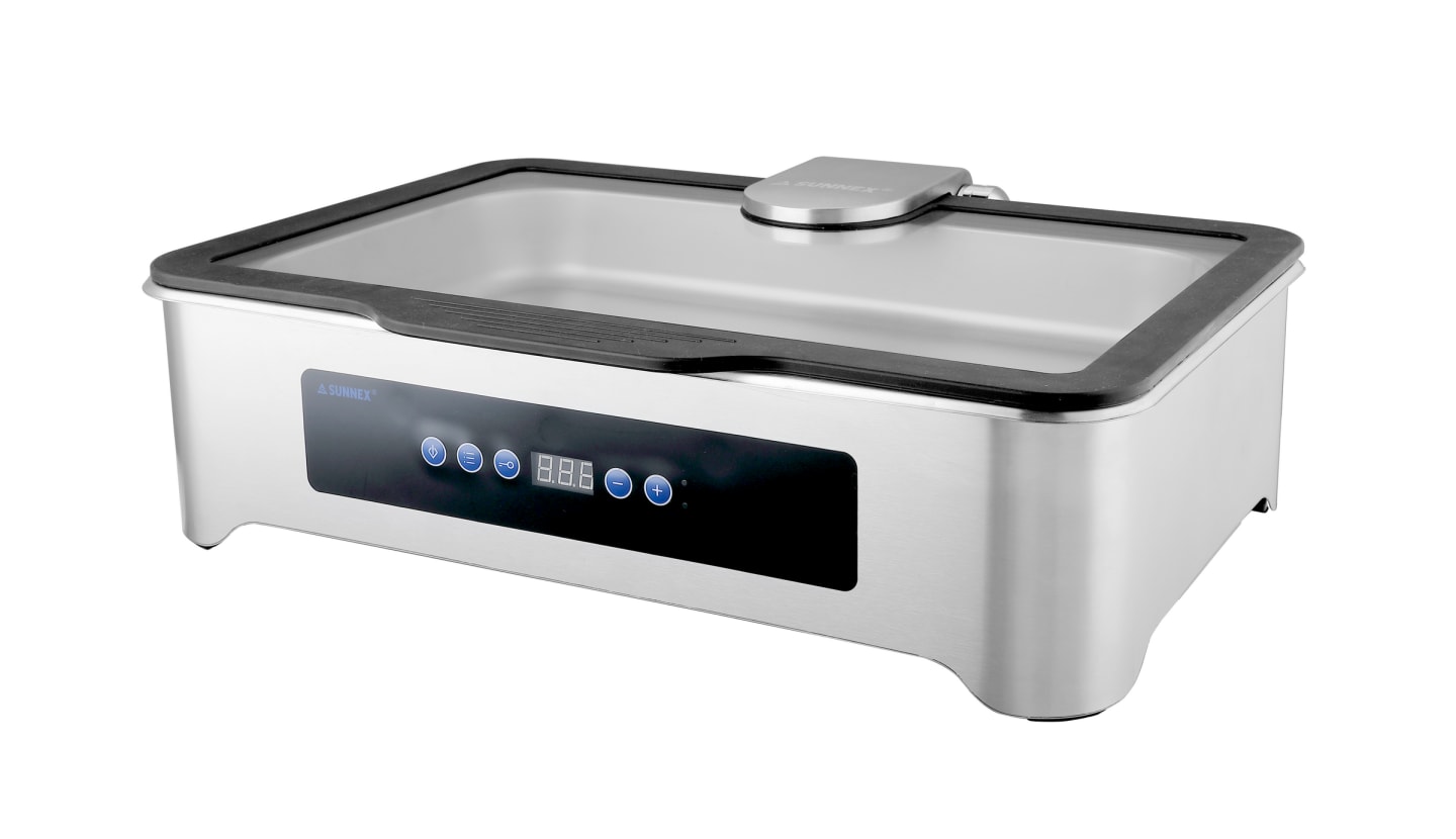 Chafingdish med glaslock