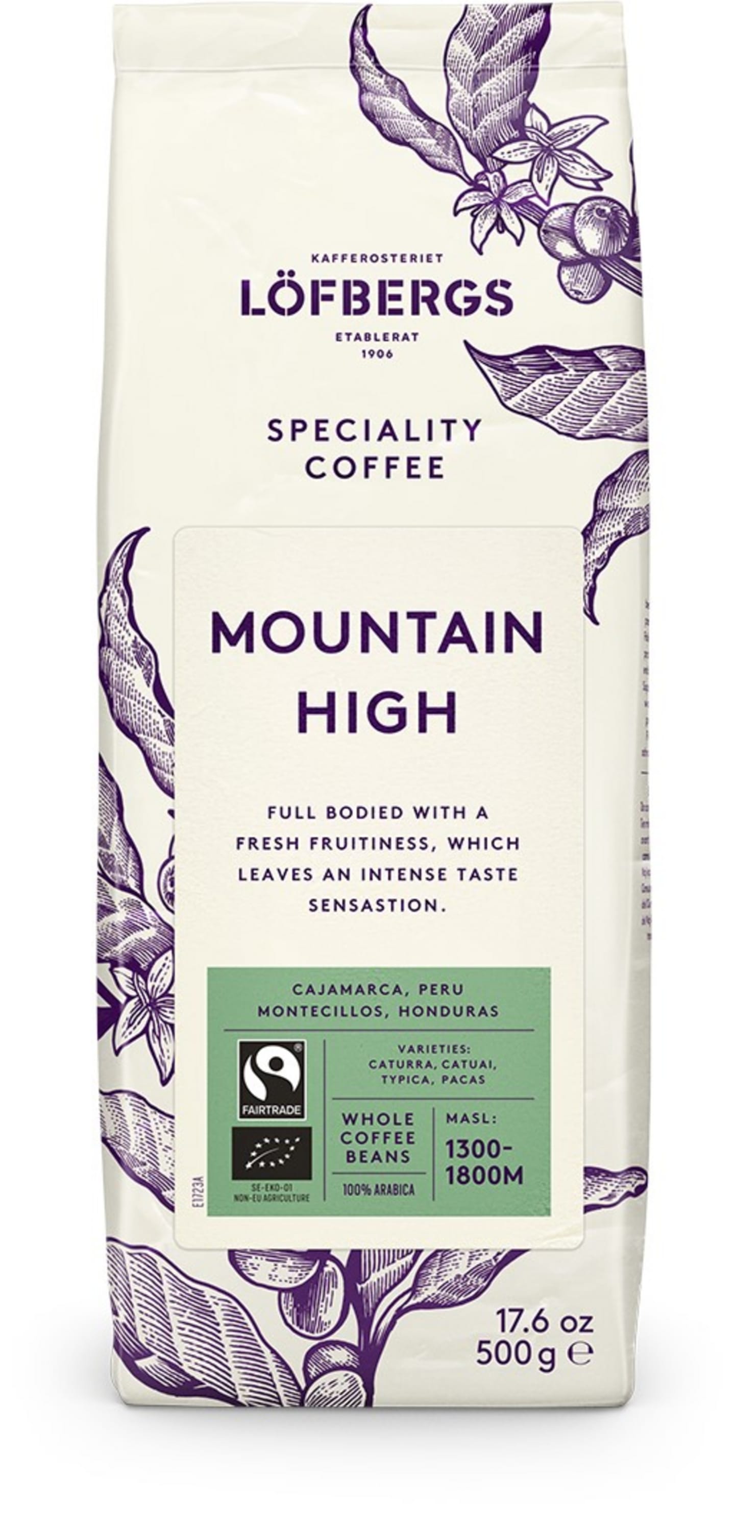 Löfbergs Mountain High hel böna 500g
