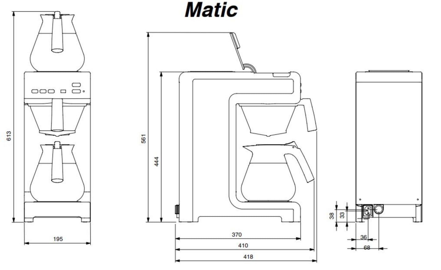 Kaffebryggare Matic 2 - Bild 1 av 2