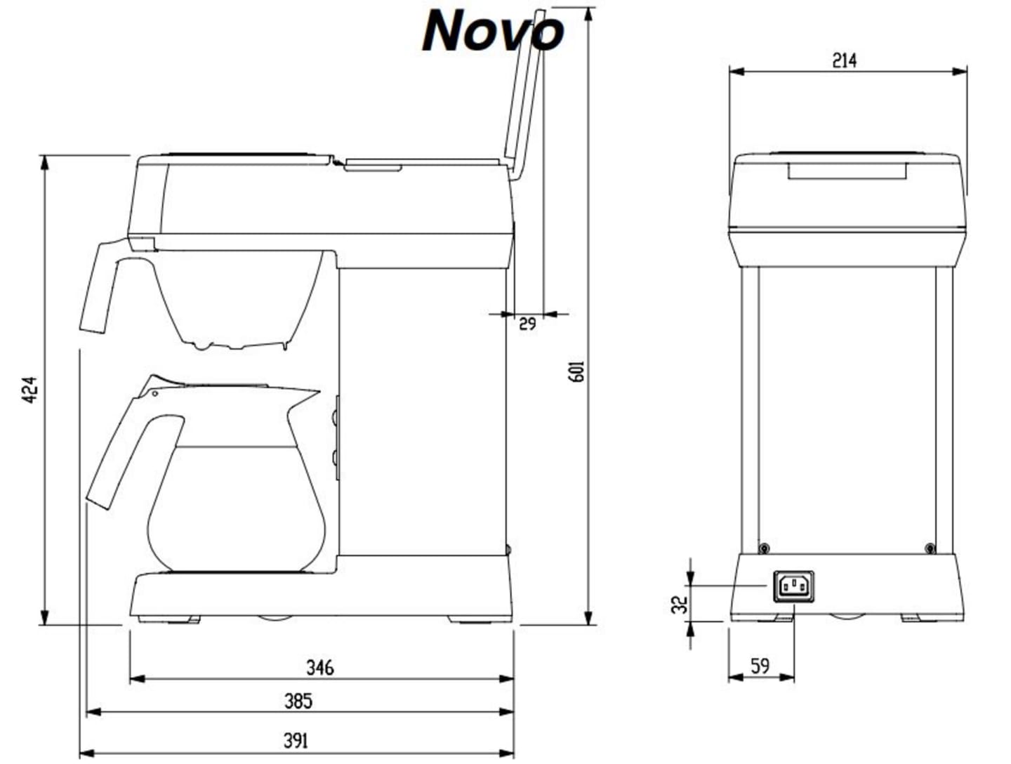 Kaffebryggare Novo - Bild 1 av 2