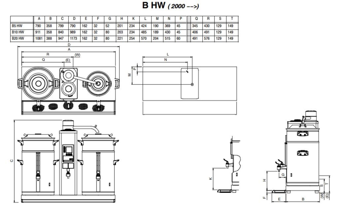 Kaffebryggare B20 2x20L - Bild 1 av 3