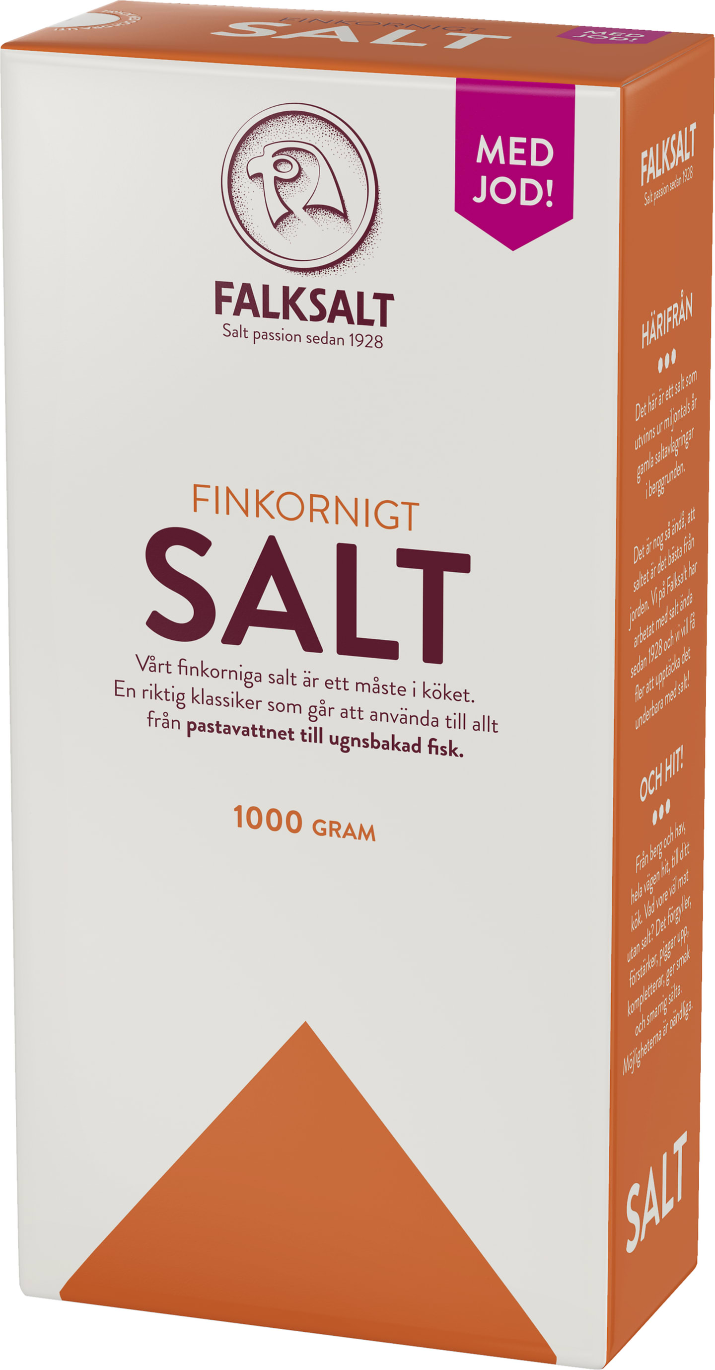 Salt fint med jod 1kg