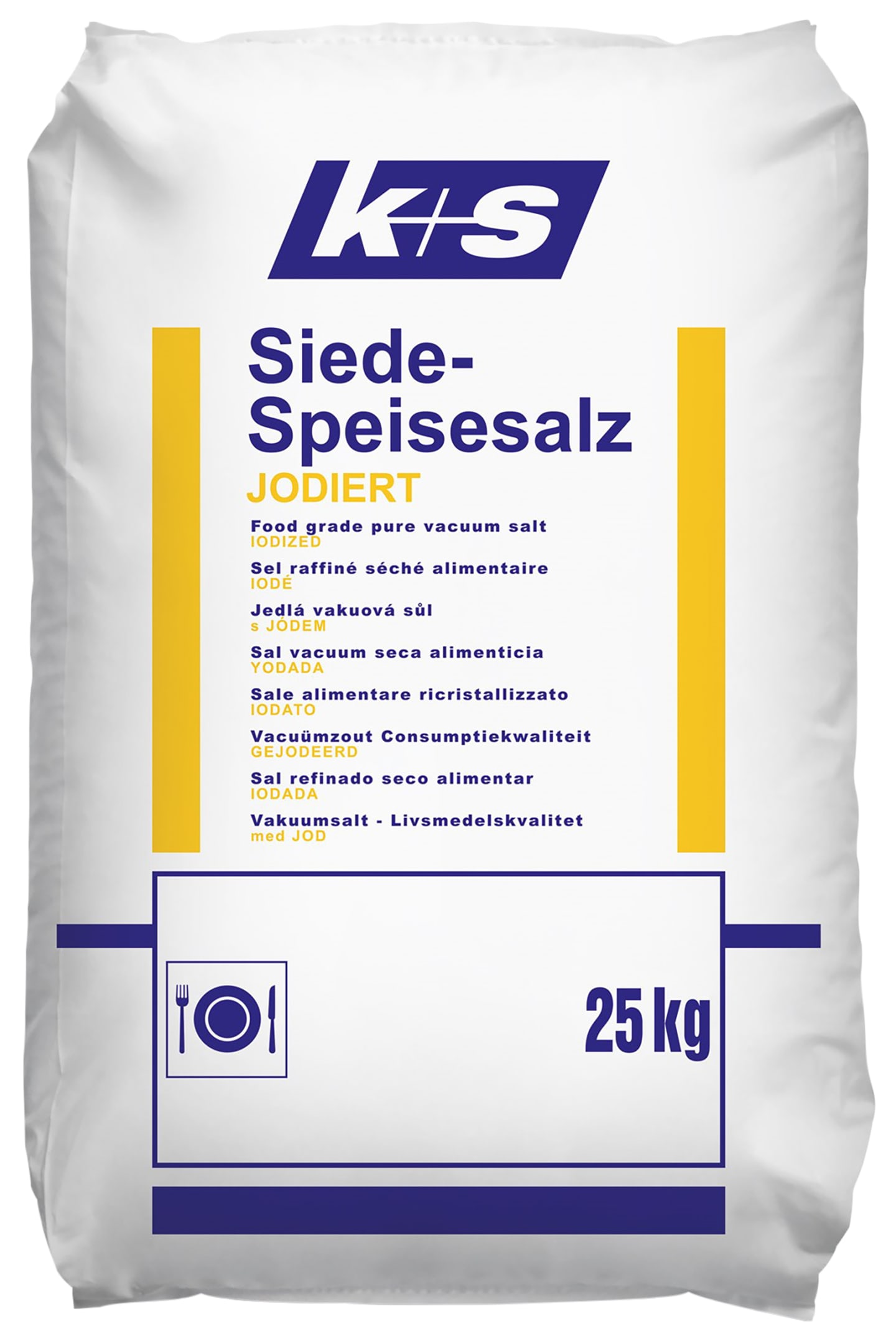 Vakuumsalt med jod 25kg - Bild 1 av 1