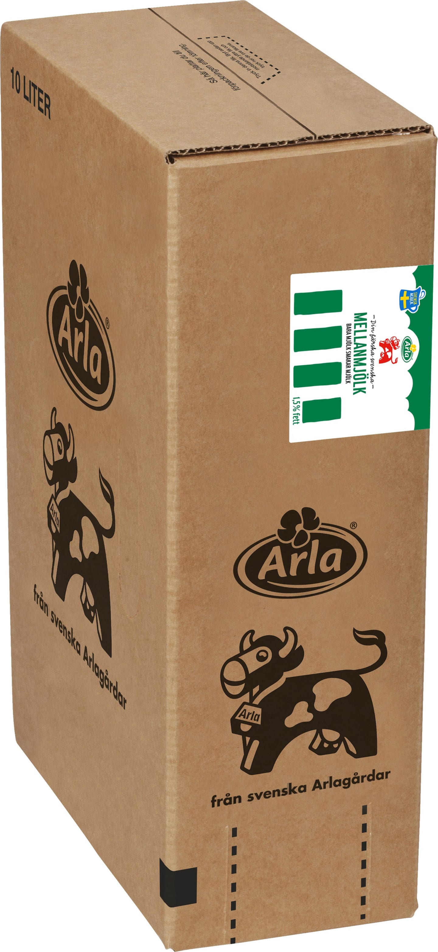 Mellanmjölk 1,5% BIB 10L