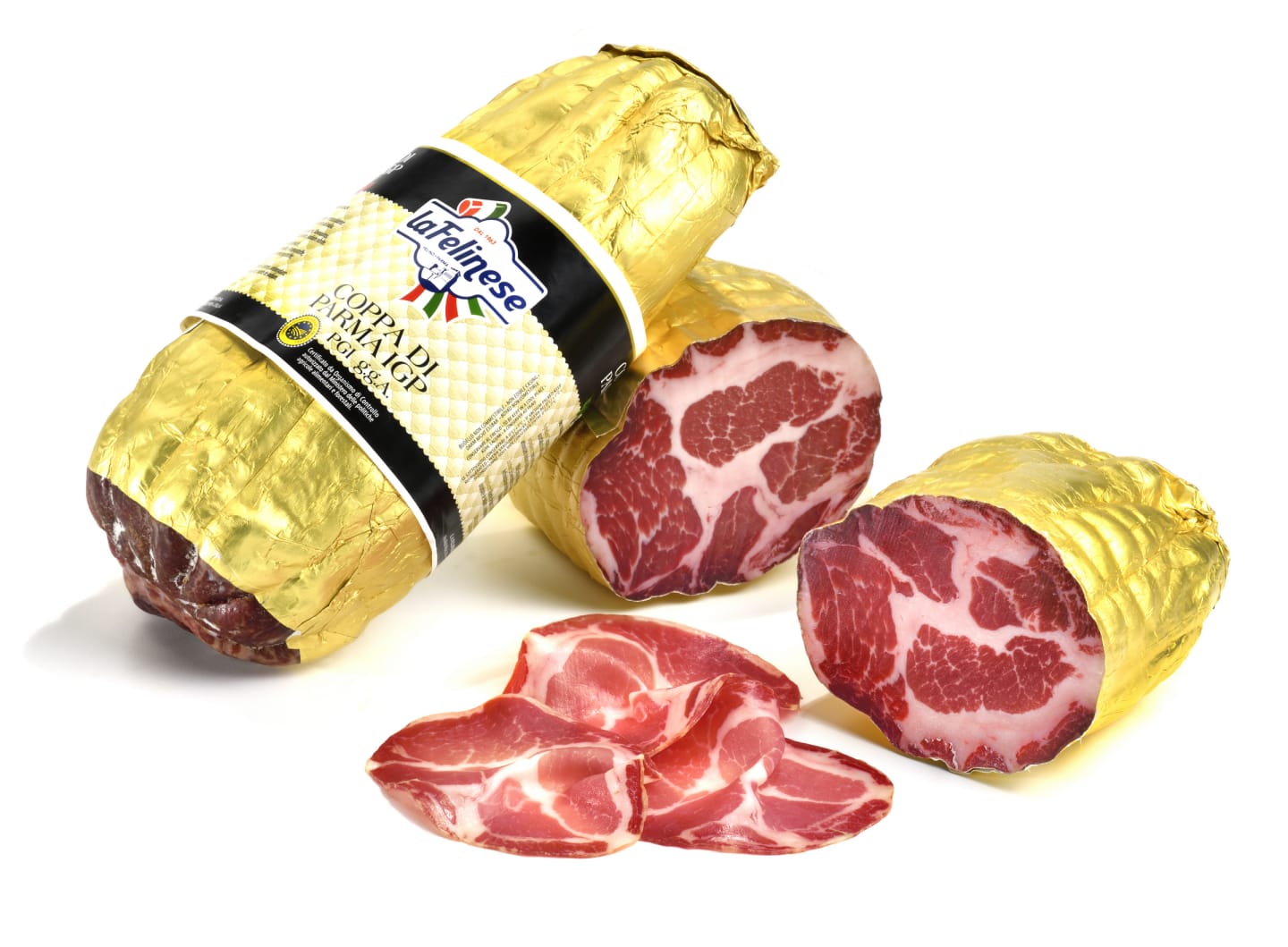 Coppa di Parma 1/2 utan skinn 0,8kg