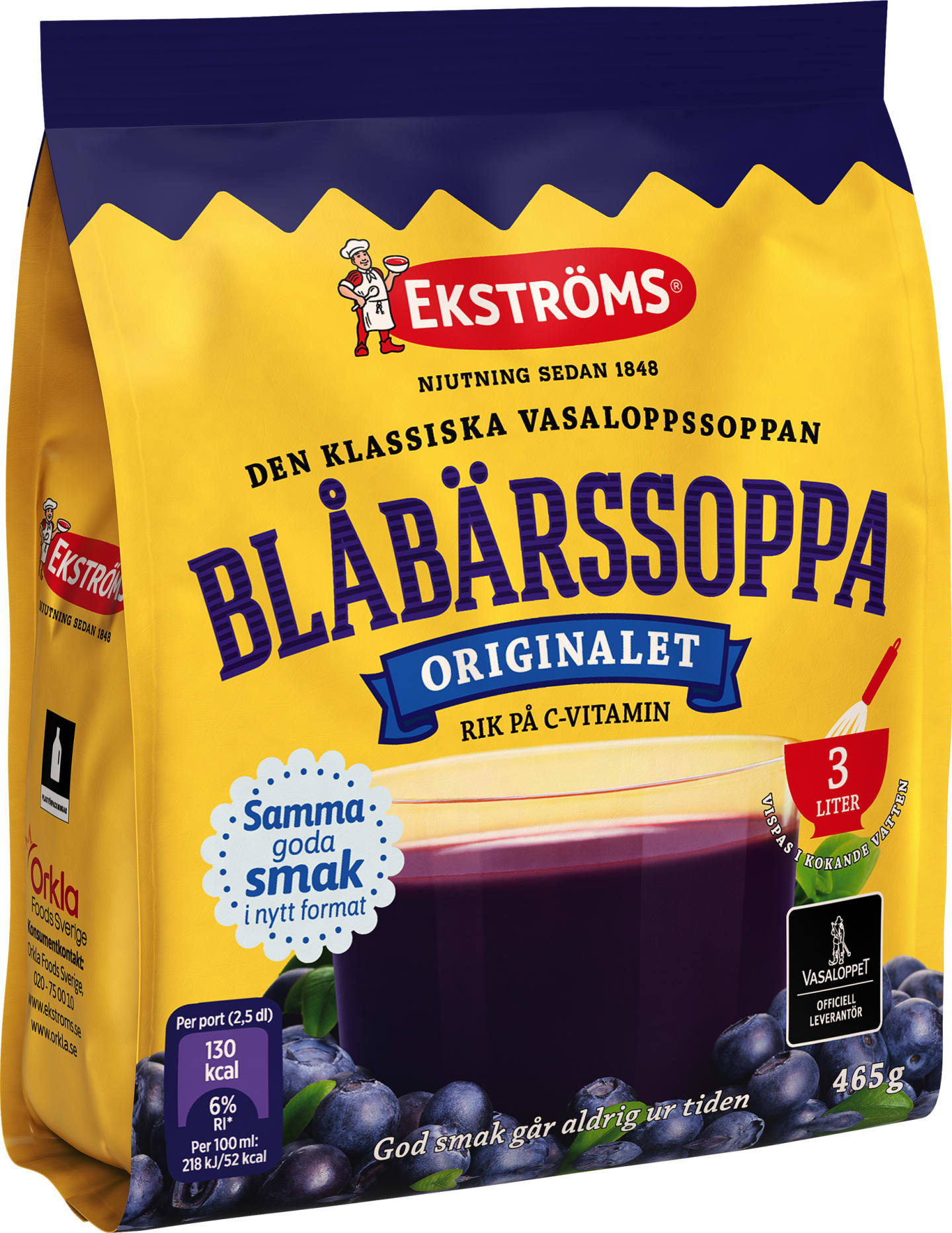 Blåbärssoppa 465g