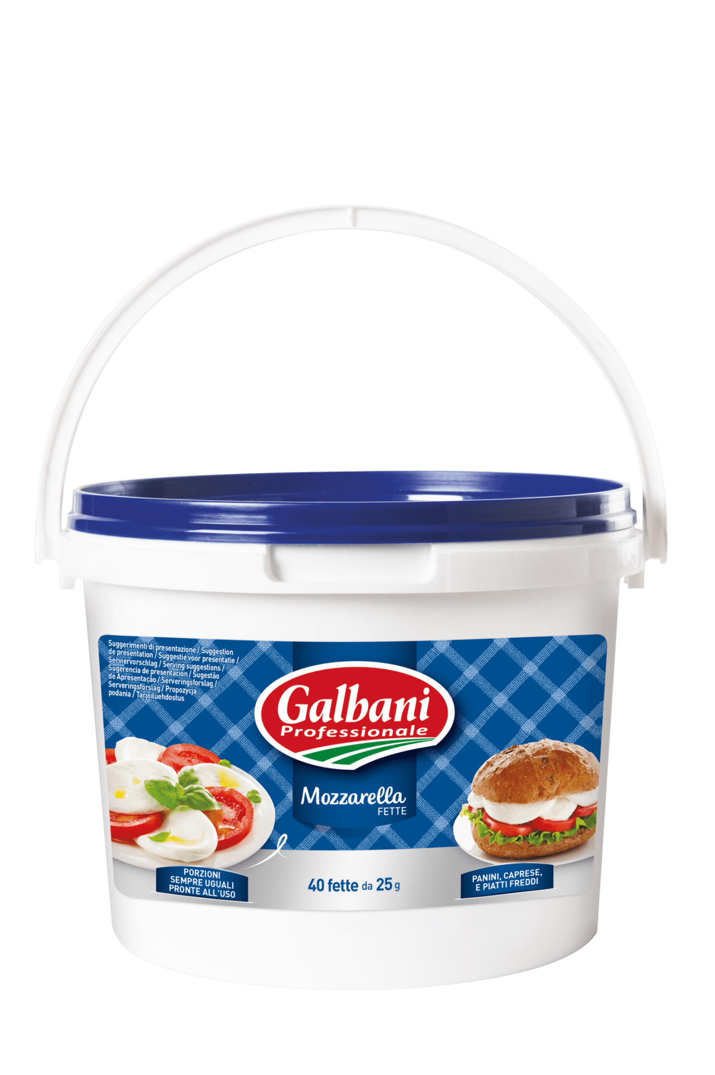 Mozzarella Galbani skivad 1kg