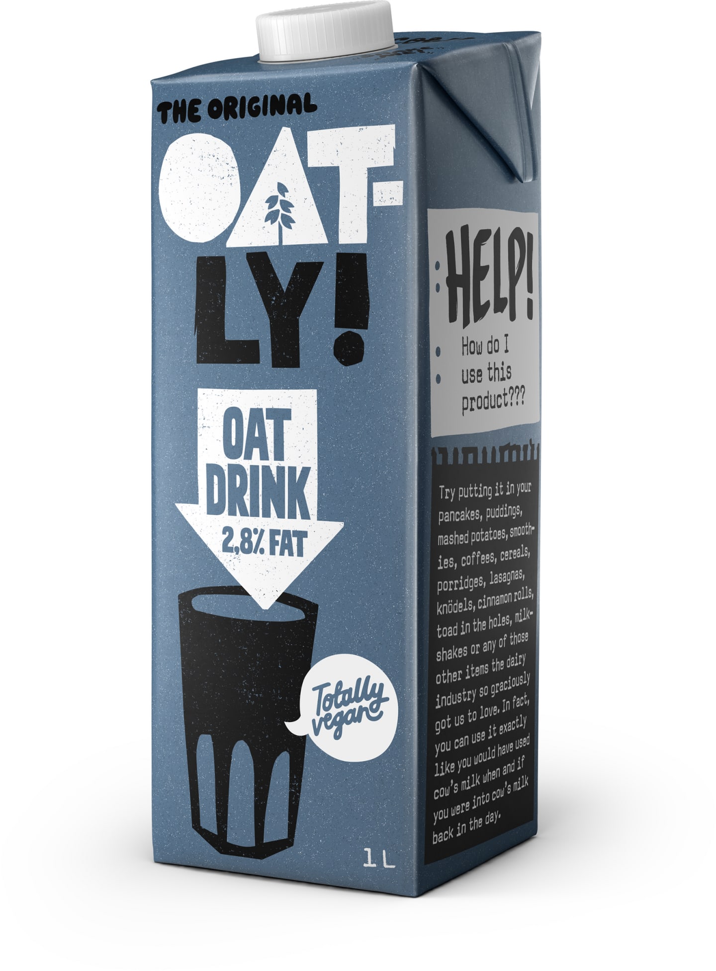 Havredryck Oatly 2,8% 1L - Bild 1 av 2