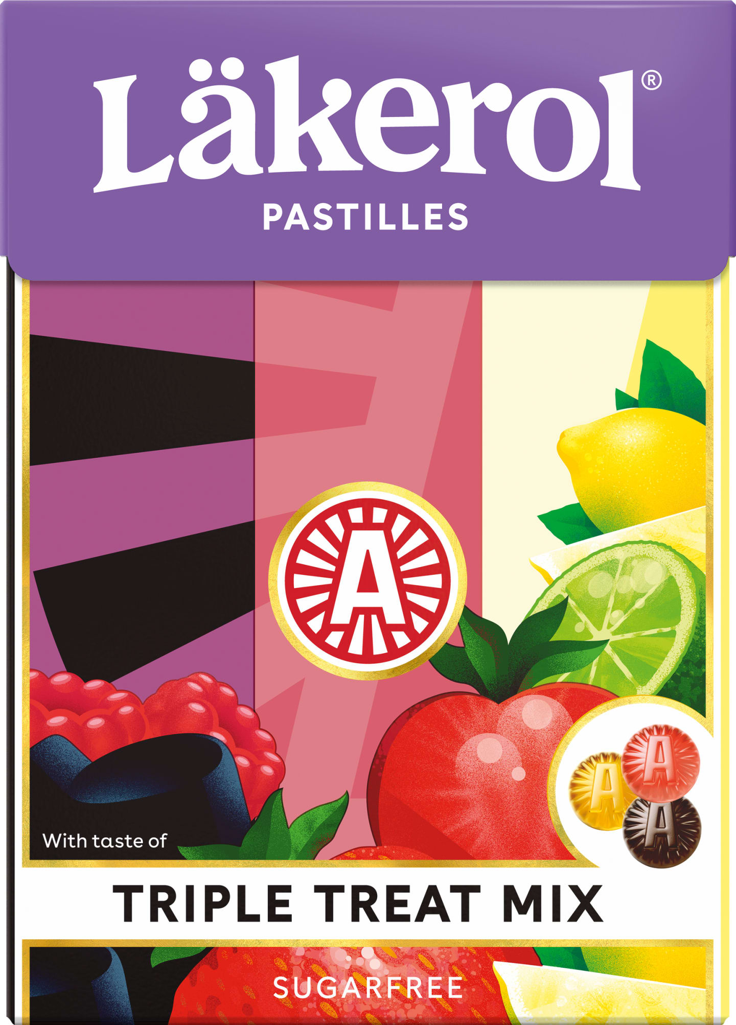 Läkerol Triple Treat Big Pack 12x75g