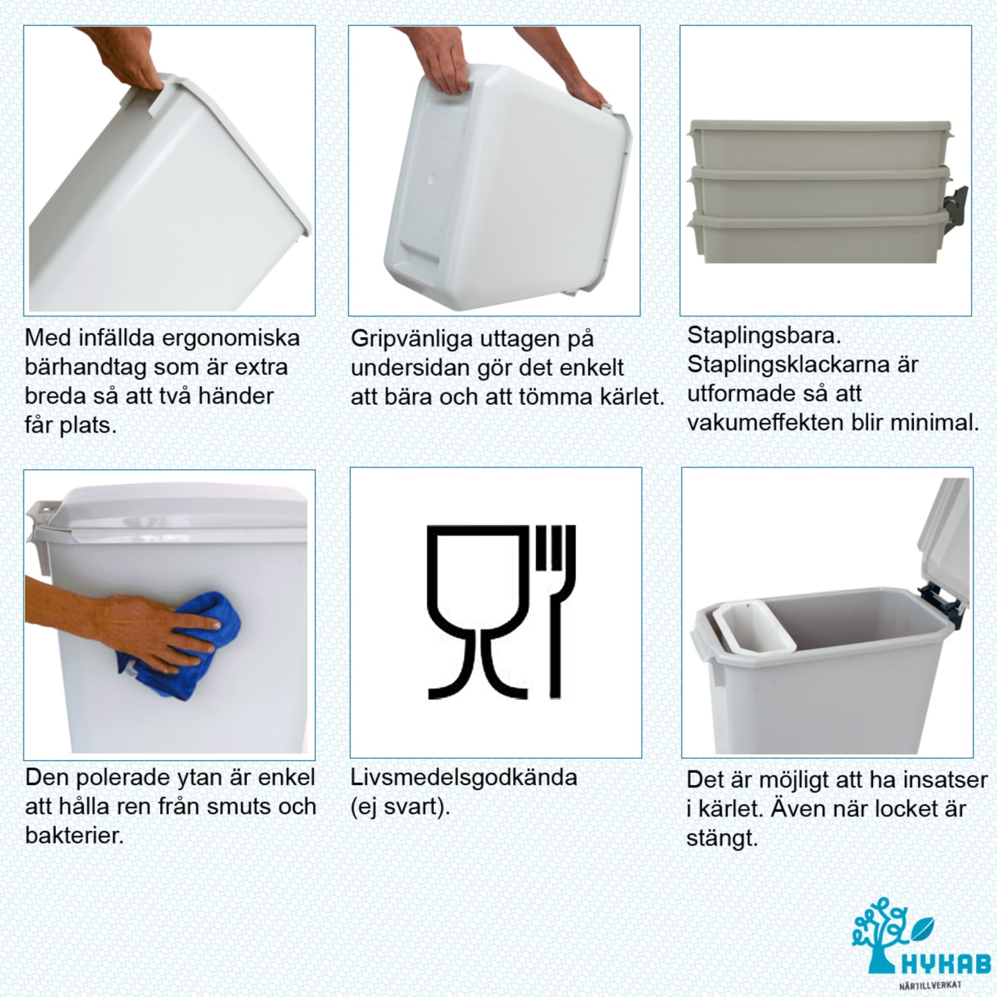 Tunna plast blå 60L - Bild 1 av 3