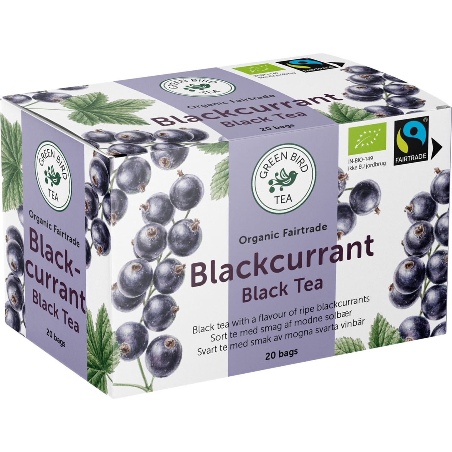 Green Bird Tea Svartvinbär te 20x2g