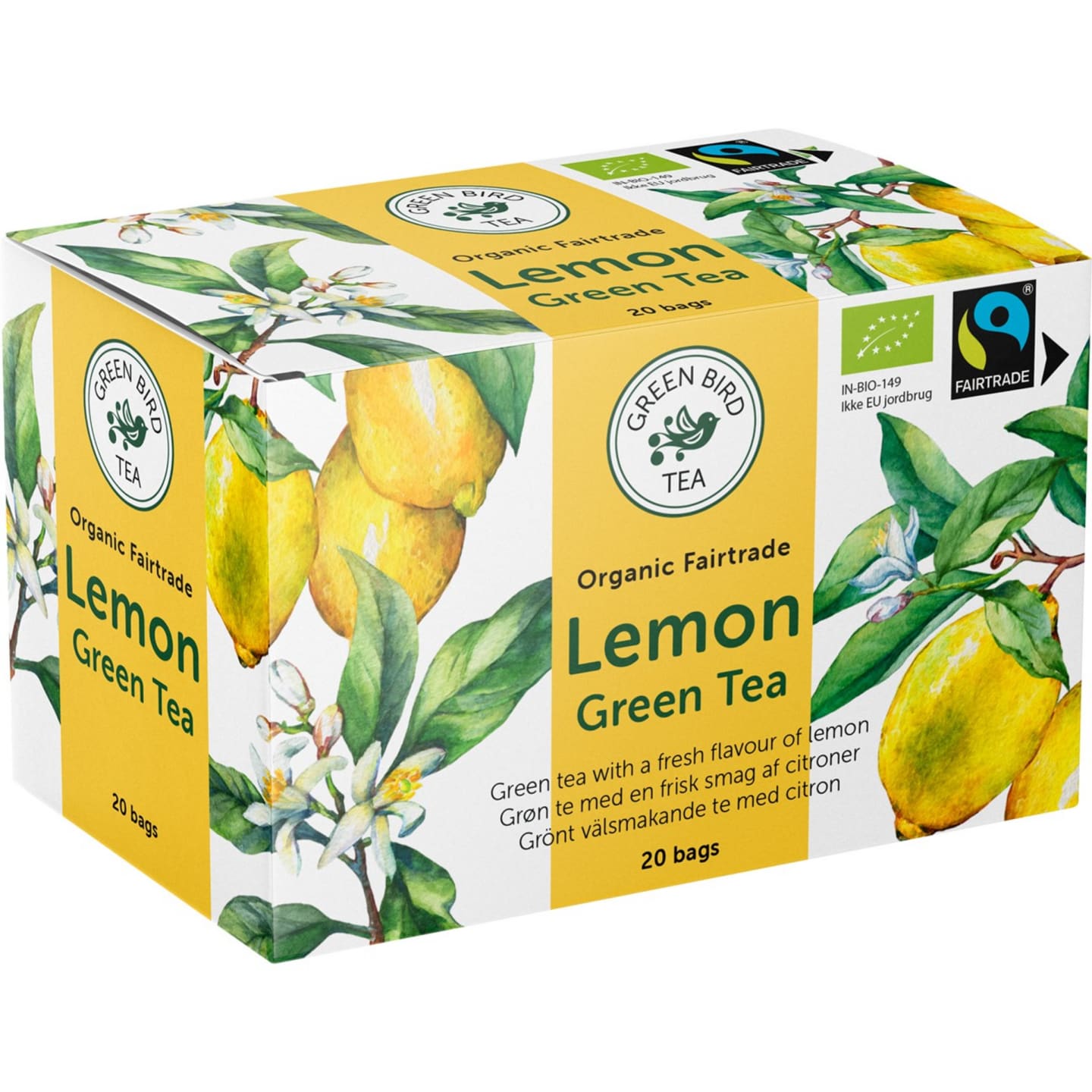 Green Bird Tea Grönt te Citron 20x2g