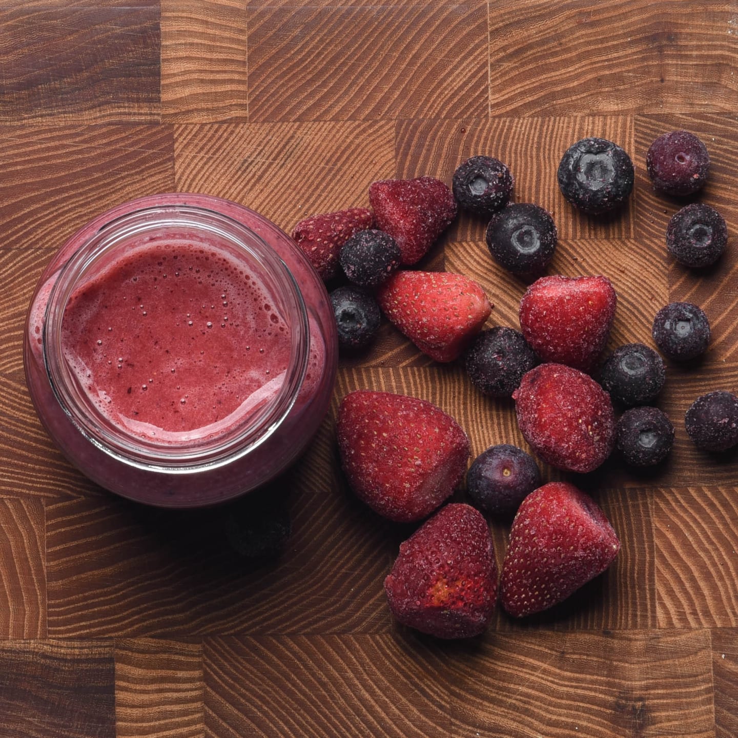 Smoothiemix Jordgubb Blåbär 120g