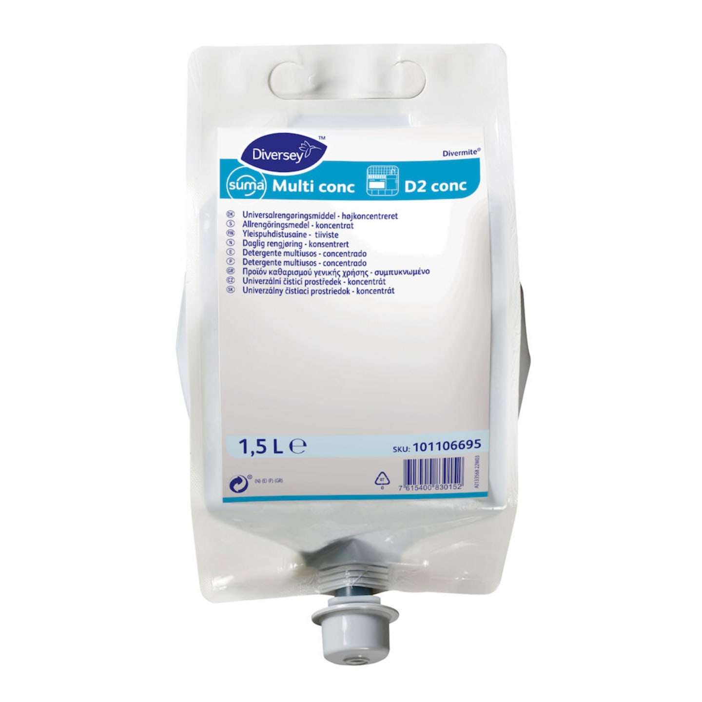 Allrengöring Suma Multi D2 refill 1,5L - Bild 1 av 1
