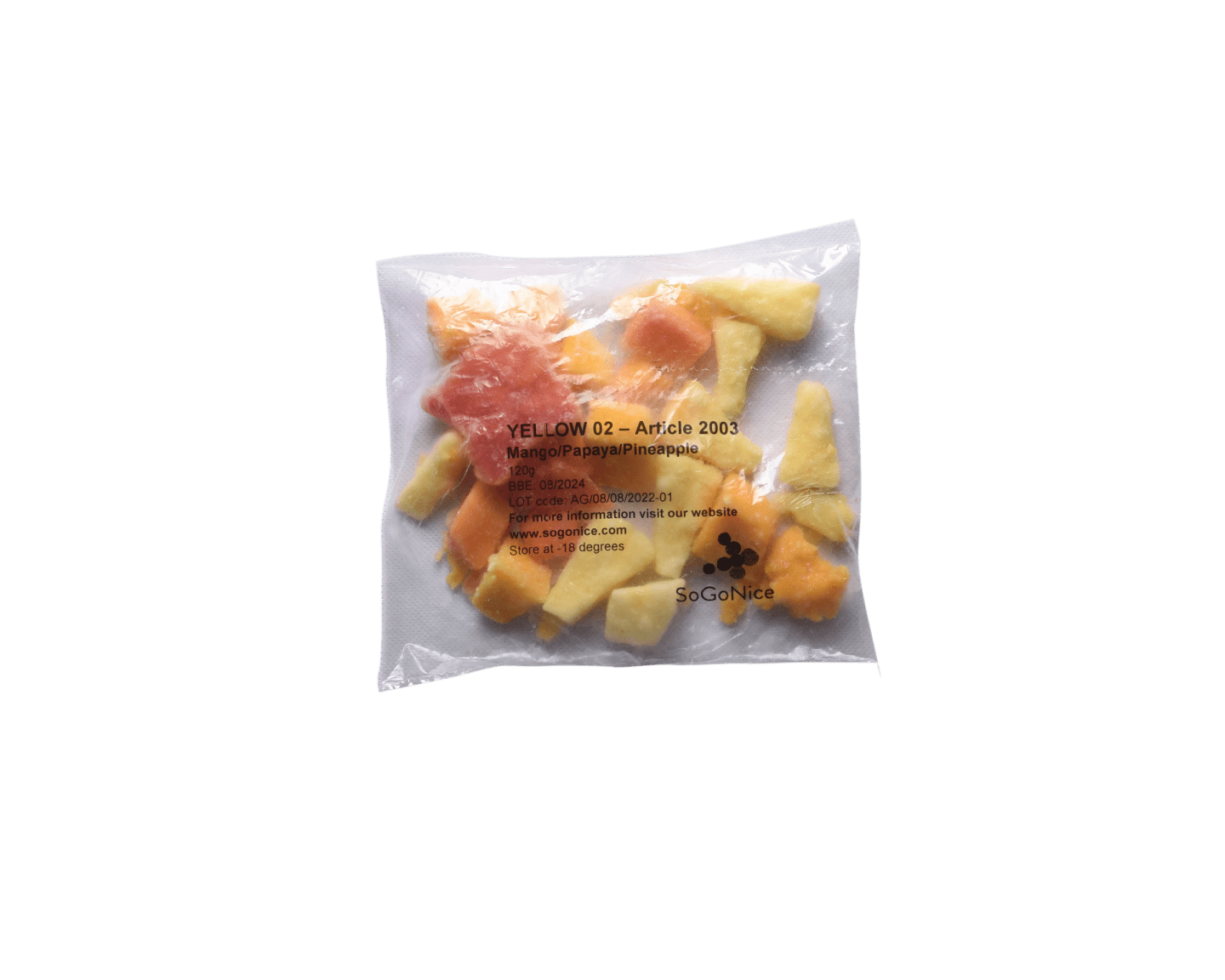 Smoothiemix Mango Papaya Ananas 120g - Bild 1 av 2