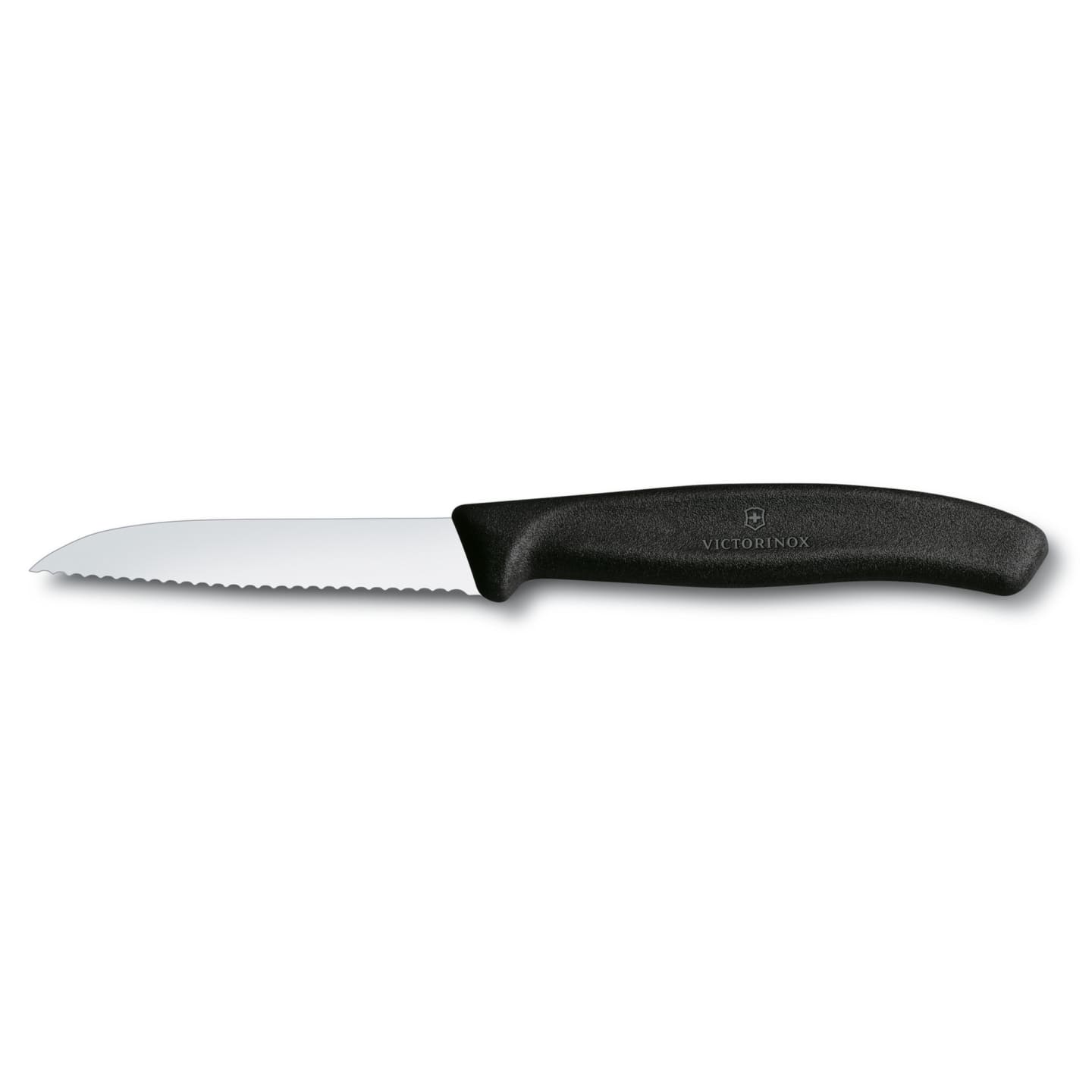 Grönsak och skalkniv 8cm svart