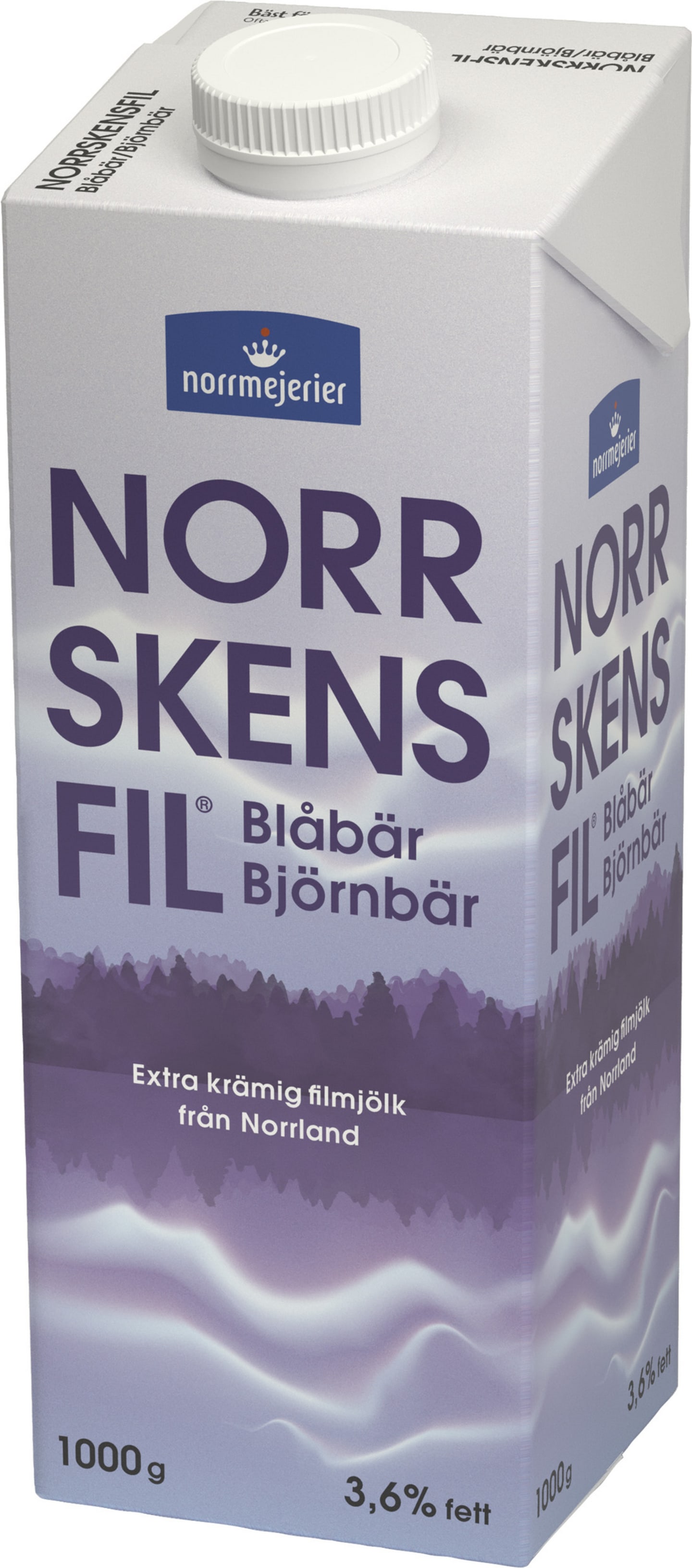 Norrskensfil 3,6% Blåbär/Björnbär 1L - Bild 1 av 1