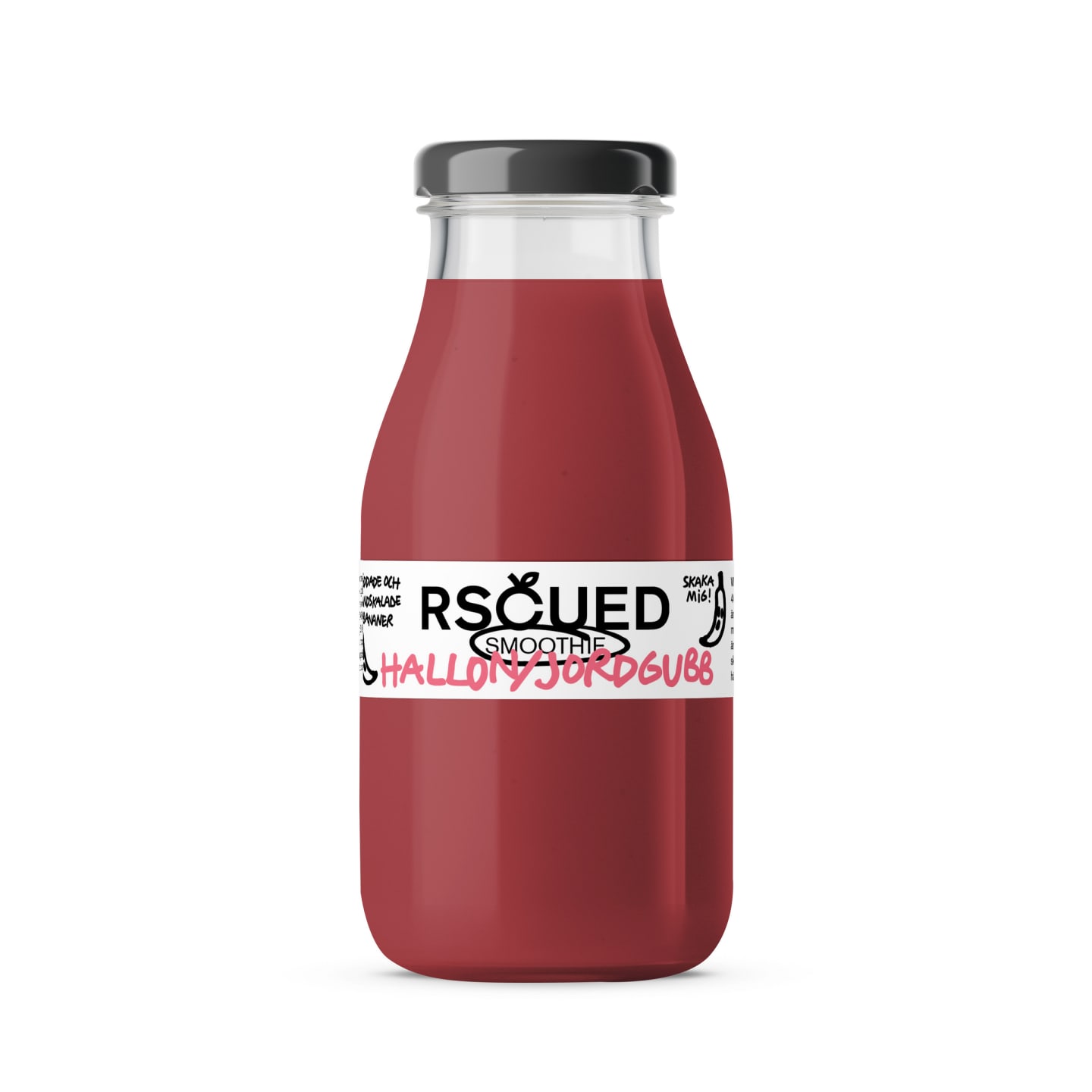 RSCUED Smoothie Hallon Jordgubb 25cl