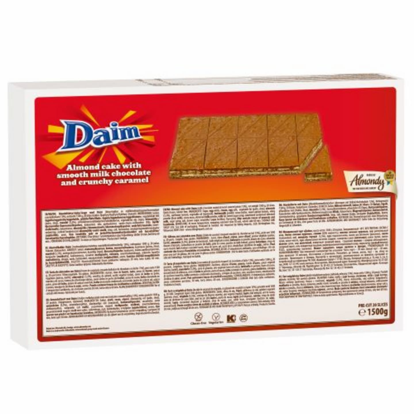 Mandeltårta Daim 1,5kg