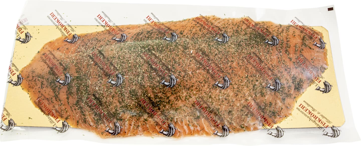 Laxfilé gravad skivad ca 1,5kg - Bild 1 av 2