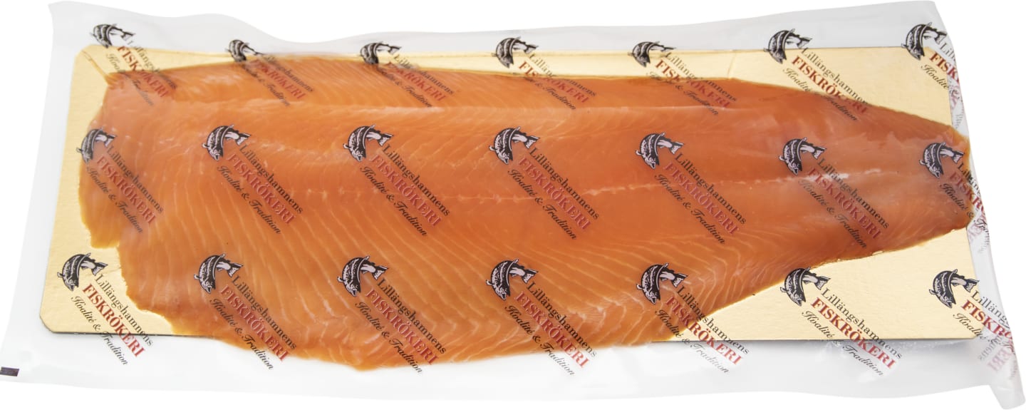 Laxfilé kallrökt skivad ca 1,5kg - Bild 1 av 2