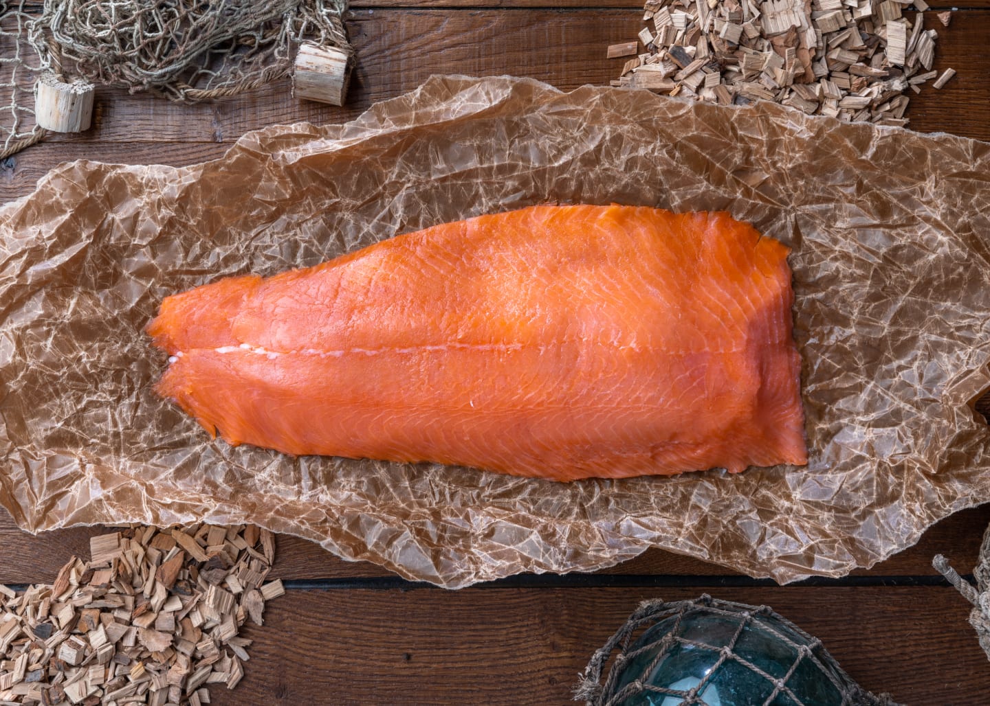 Laxfilé kallrökt skivad 1,5kg
