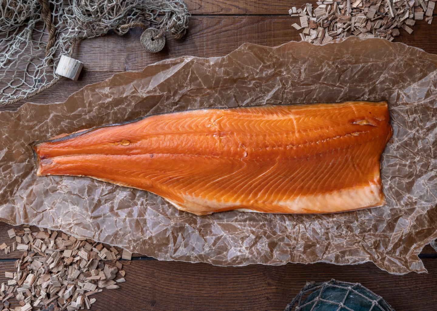 Laxfilé varmrökt ca 1,5kg