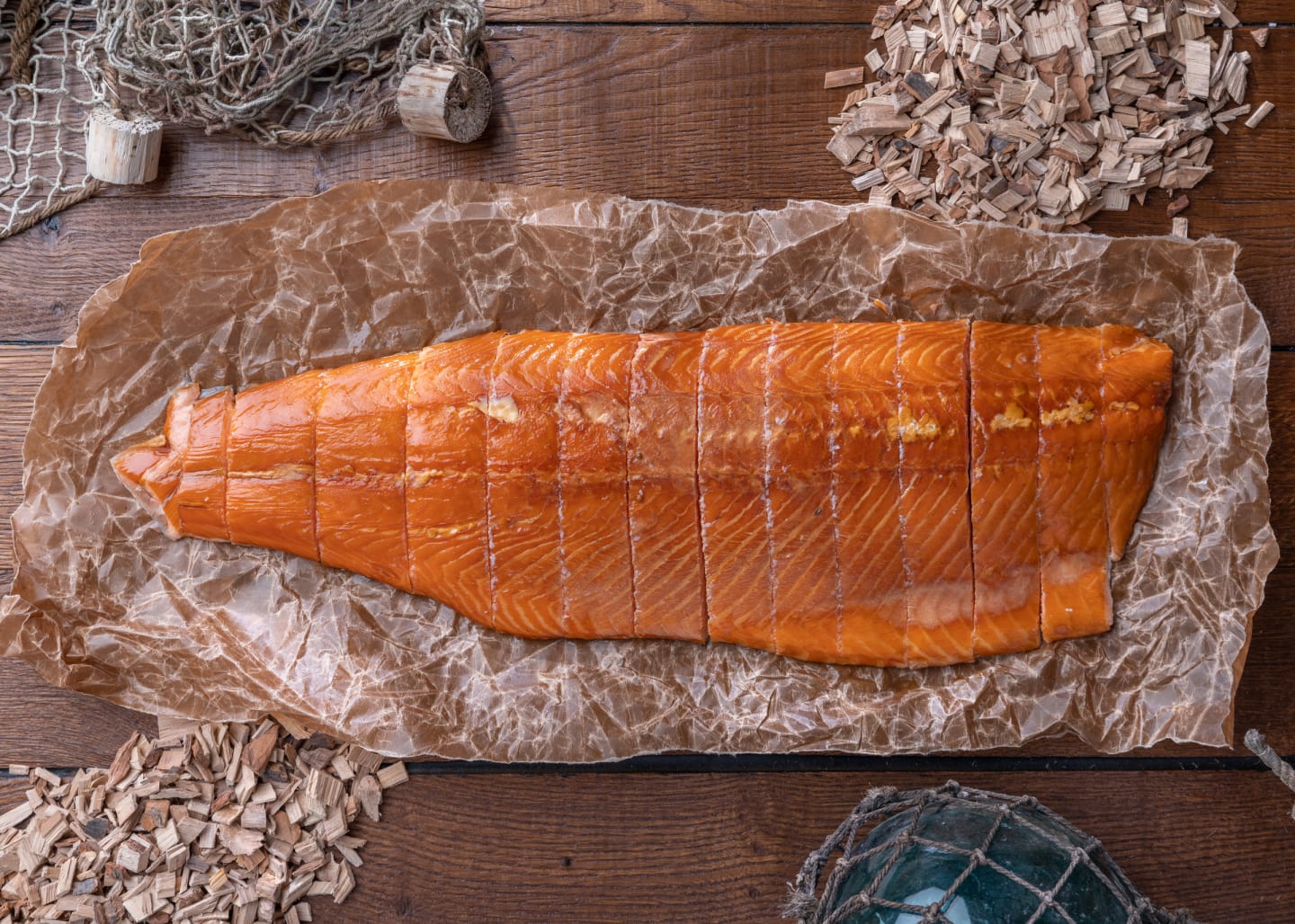 Laxfilé varmrökt  port ca 1,5kg