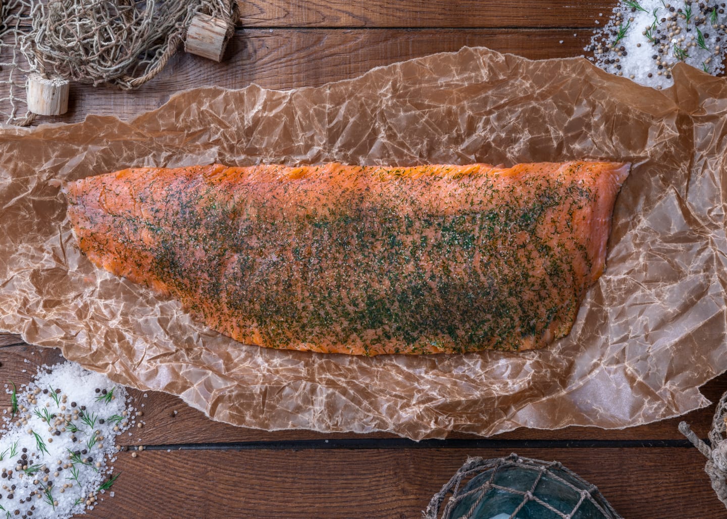 Laxfilé gravad skivad 1,5kg