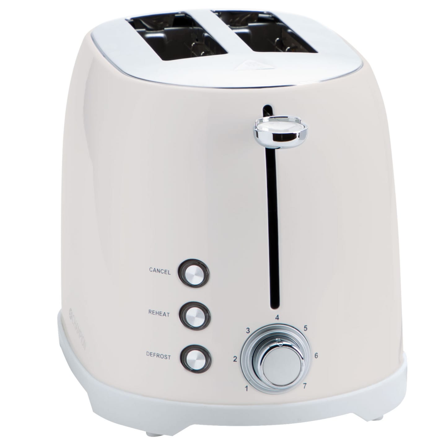 Brödrost 2 skivor creme white - Bild 1 av 4