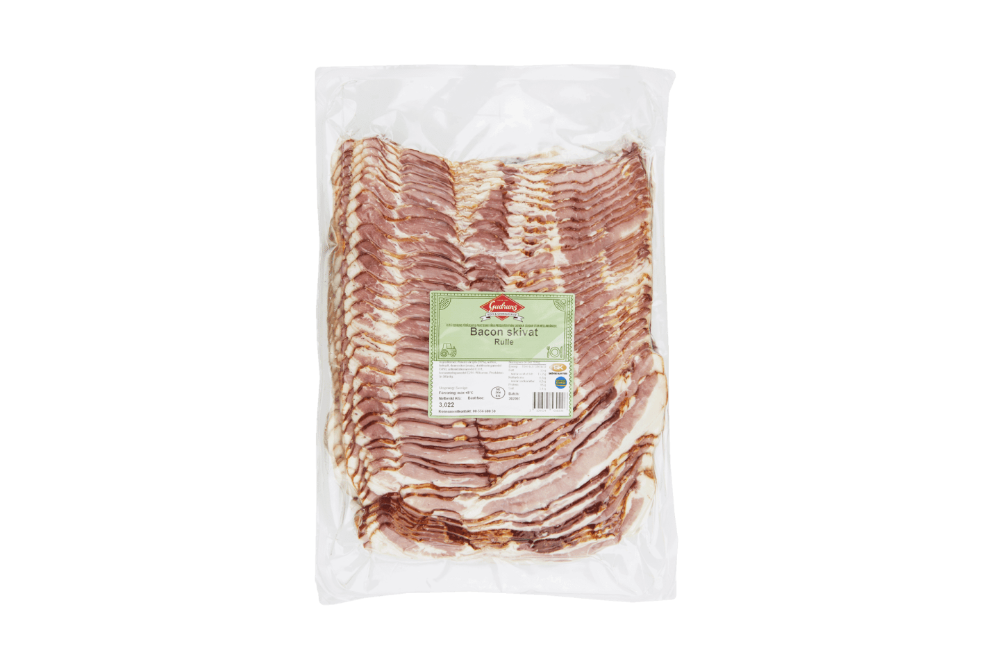 Bacon skivat rulle 2kg - Bild 1 av 3
