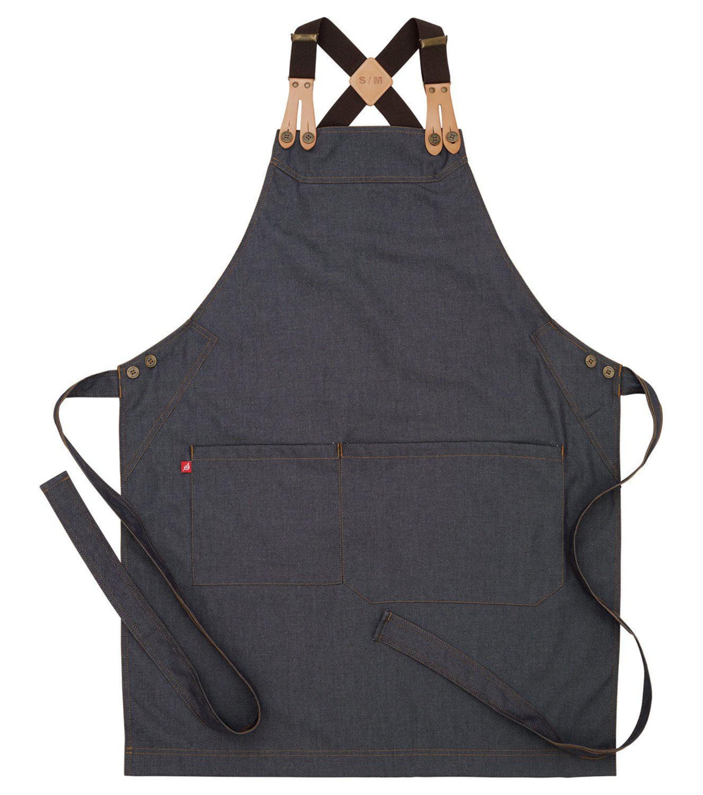 Bröstlappsförkläde Blå onesize 4078 - Bild 1 av 4