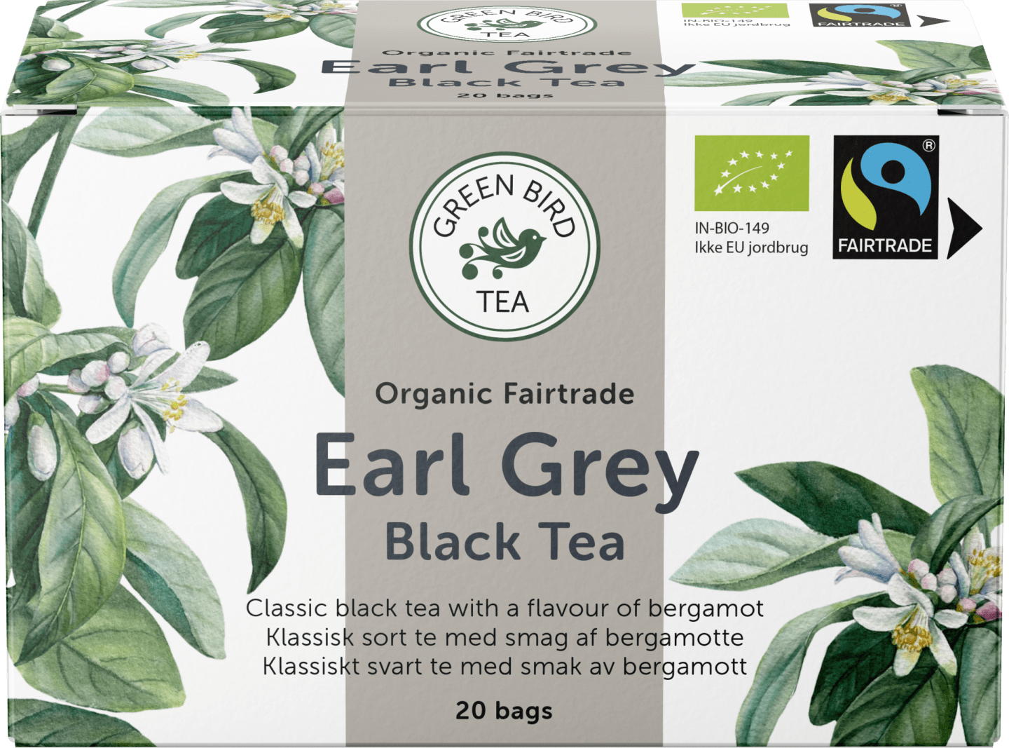Green Bird Tea Earl Grey 20x2g