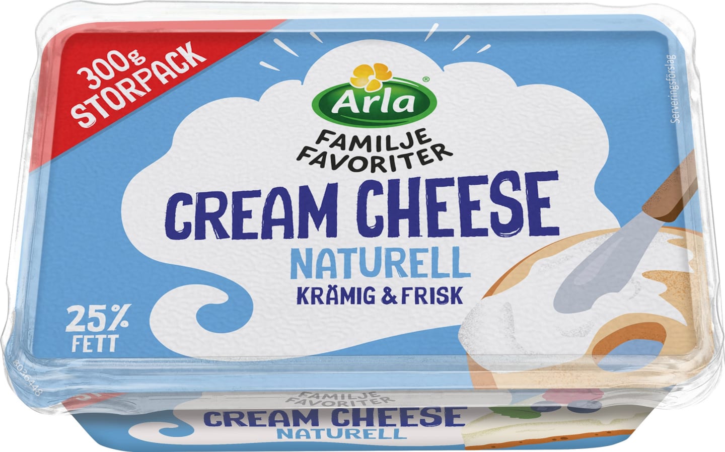 Cream cheese Naturell 300g